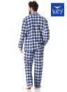Pásnké pyžamo z flanelu KEY.1024