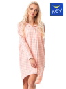 Flanel hálóing KEY.1039 peach