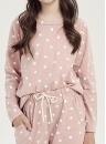 Piżama dziewczęca TARO.1330 różowy pudrowy