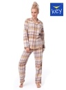 Dámské pyžamo z flanelu KEY.1045