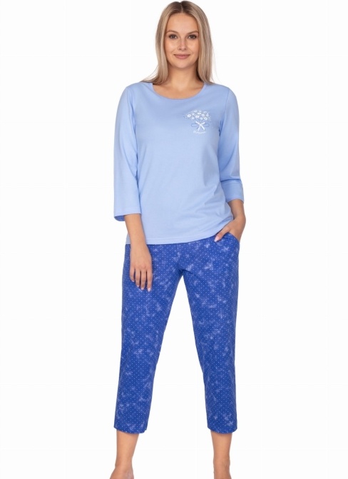 Dámské pyžamo REGINA.1171 modrá