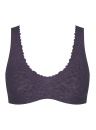 Podprsenka SLOGGI ZERO FEEL LACE 2.0 BRALETTE BLUEBERRY