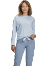 Pijama dama WADIMA.1251 albastru deschis