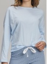 Piżama damska WADIMA.1251 mroźny błękit 