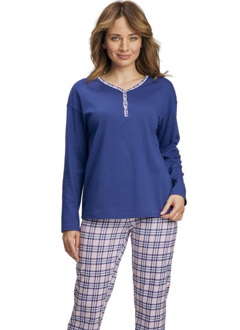 Pijama dama WADIMA.1254 albastru