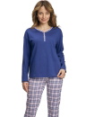 Pijama dama WADIMA.1254 albastru