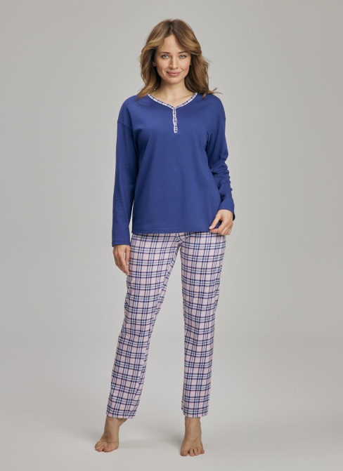 Pijama dama WADIMA.1254 albastru