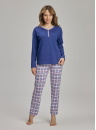 Pijama dama WADIMA.1254 albastru