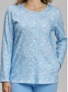 Piżama damska rozpinana WADIMA.1260 jasny błękit