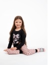Dívčí pyžamo ITALIAN FASHION BONILLA černá/print