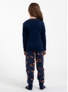 Dívčí pyžamo ITALIAN FASHION WASILLA tmavě modrá/print