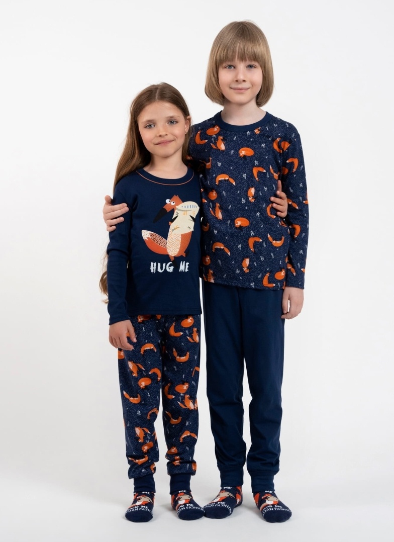 Dívčí pyžamo ITALIAN FASHION WASILLA tmavě modrá/print