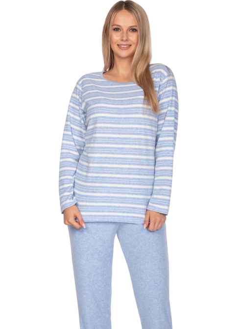 Pijama dama REGINA.1246 FROTTE albastru