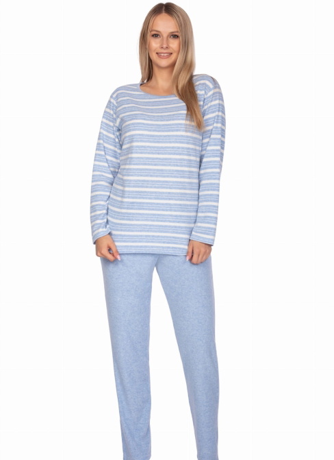 Pijama dama REGINA.1246 FROTTE albastru