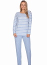 Pijama dama REGINA.1246 FROTTE albastru