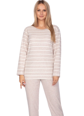 Pijama dama REGINA.1246 FROTTE bej