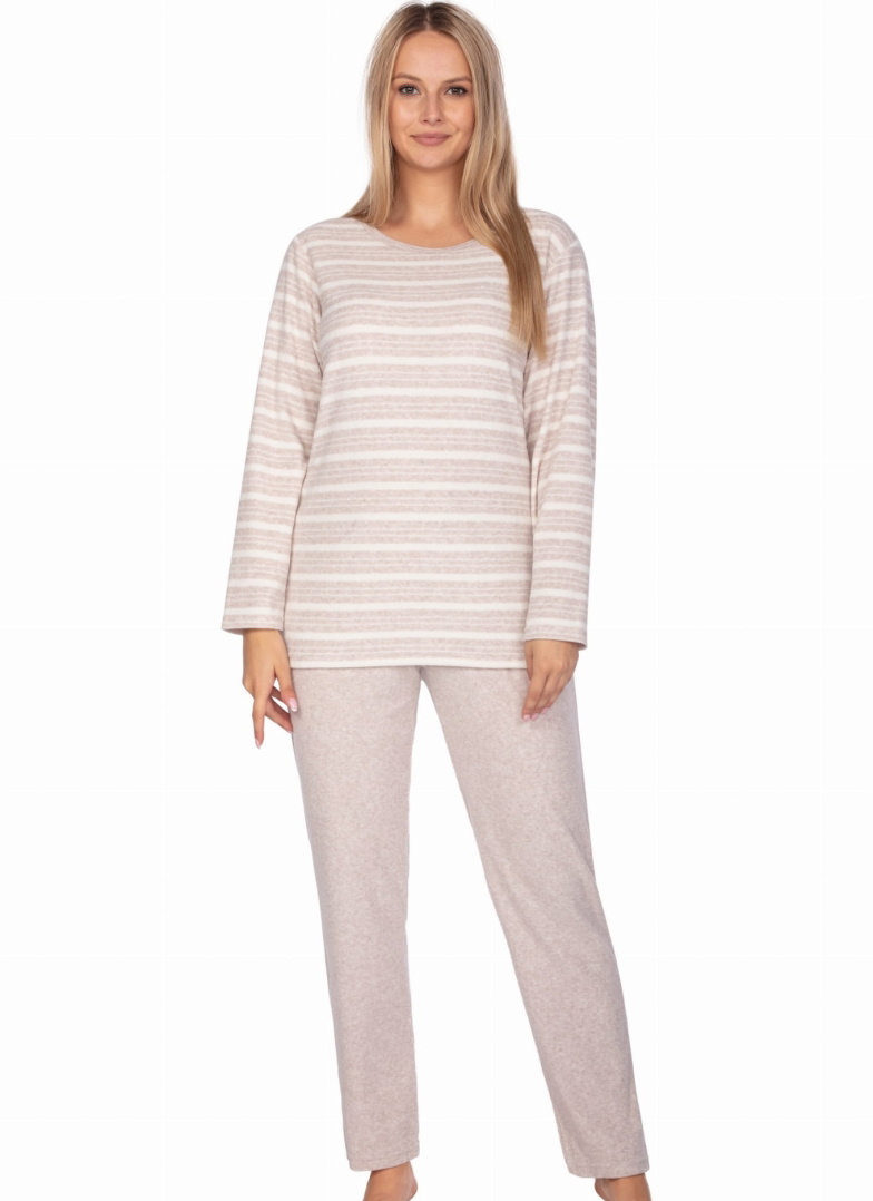 Pijama dama REGINA.1246 FROTTE bej