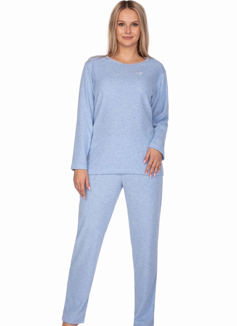 Pijama dama REGINA.1249 FROTTE albastru