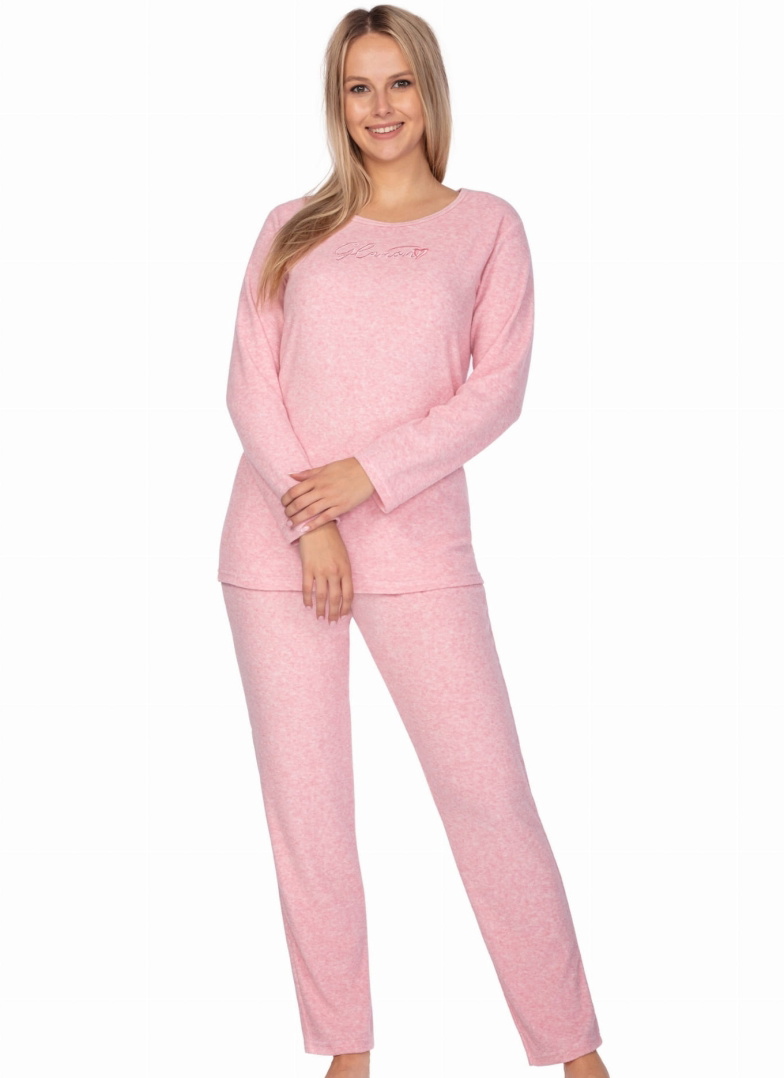 Pijama pentru femei REGINA.1249 FROTTE roz