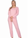 Pijama pentru femei REGINA.1249 FROTTE roz