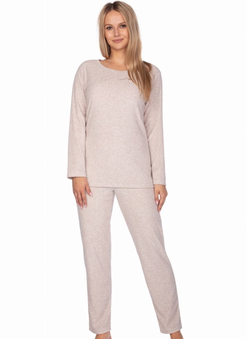 Pijama dama REGINA.1249 FROTTE bej