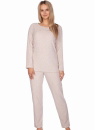 Pijama dama REGINA.1249 FROTTE bej