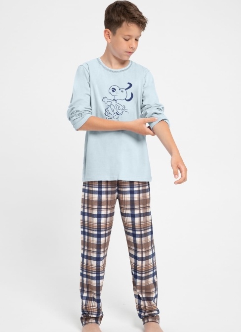 Piżama chłopięca TARO.1420 błękitny