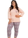 Pijama dama TARO.1384 piersică