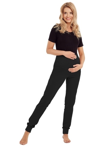 Spodnie dresowe ciążowe TARO.1453 joggers czarny