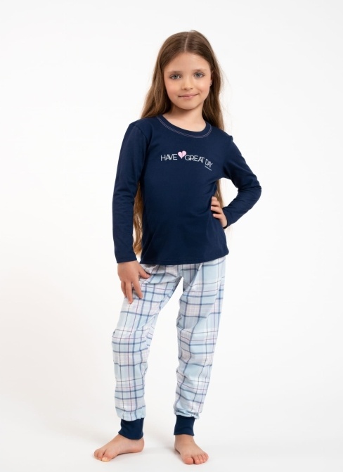 Dívčí pyžamo ITALIAN FASHION GLAMOUR tmavě modrá/print