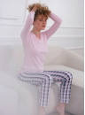 Pijama dama CANA.1186 roz-gri INTERLOK