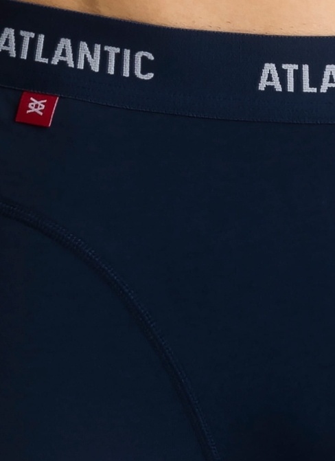Pánské boxerky ATLANTIC.1087 červená-denim-tmavě modrá