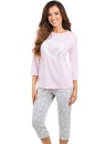 Pijama dama ITALIAN FASHION NOELIA 3/4+3/4 roz/print