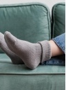 Ponožky s alpacké vlny STEVEN.1044 světlý šedá