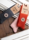 Ponožky s alpacké vlny STEVEN.1044 světle růžová