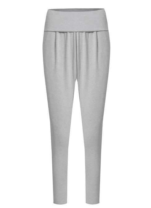 Pantaloni dama ITALIAN FASHION GREY lung melange