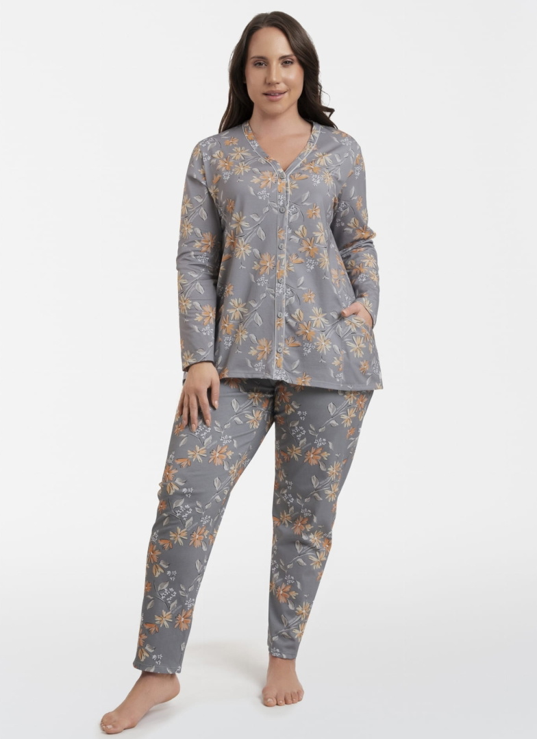 Pijama dama ITALIAN FASHION NIDRI lung print