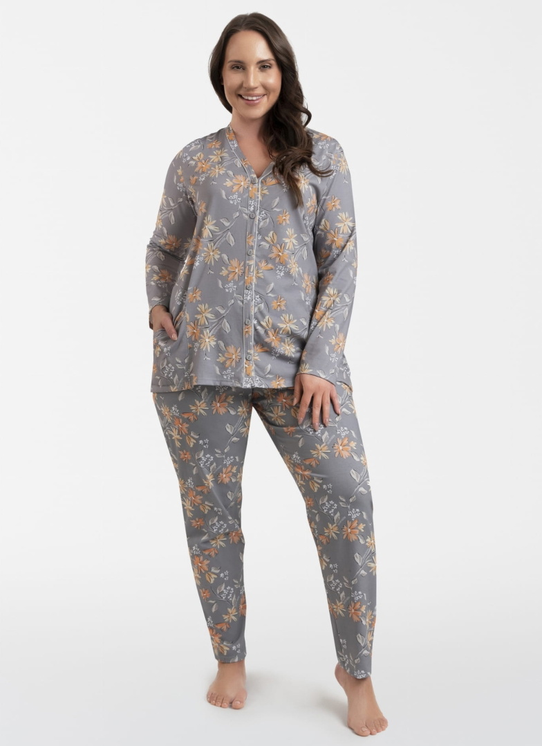 Pijama dama ITALIAN FASHION NIDRI lung print