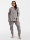 Pijama dama ITALIAN FASHION NIDRI lung print