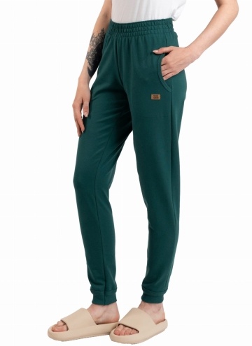 Dámské kalhoty ITALIAN FASHION MALMO dlouhé zelená