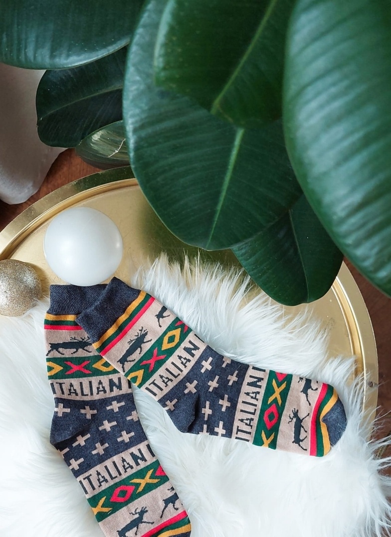 Ponožky ITALIAN FASHION S161D ASAMA dlouhé melanž/mix