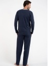 Pánské pyžamo ITALIAN FASHION ZBYSZEK dlouhé tmavě modrá