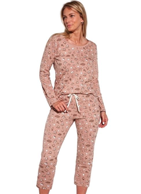 Pijama dama CORNETTE.1585 mocca