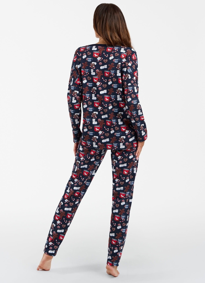 Pijama dama ITALIAN FASHION COOKIES lung print