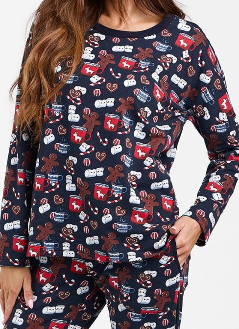 Pijama dama ITALIAN FASHION COOKIES lung print