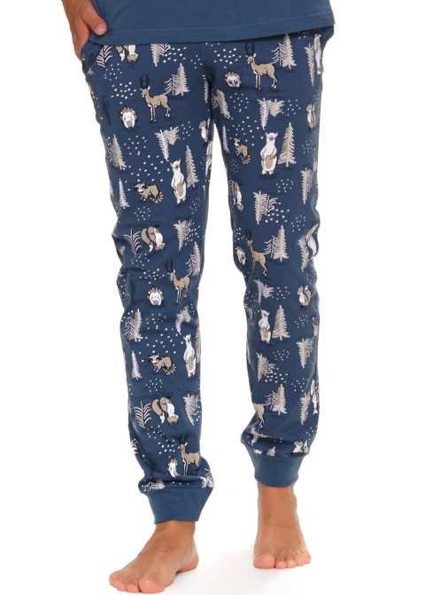 Pijama bărbați DOCTOR NAP PMB.4329 DEEP BLUE