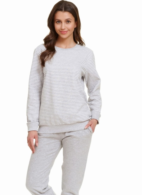 Pijama călduroasă dama DOCTOR NAP PM.5247 GREY