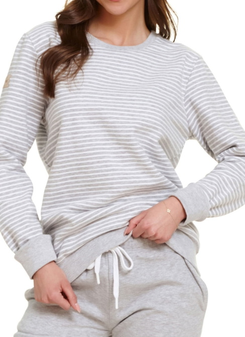 Pijama călduroasă dama DOCTOR NAP PM.5247 GREY