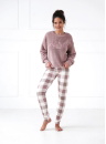 Pijama dama SENSIS.1321 off-white/roz/maro