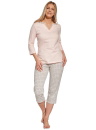 Pijama dama CORNETTE.1183 CINDY PINK/BIEGE